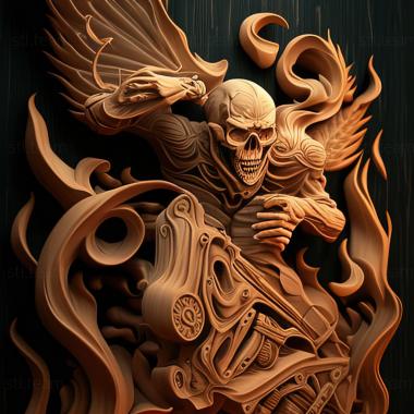 3D model st ghost rider (STL)